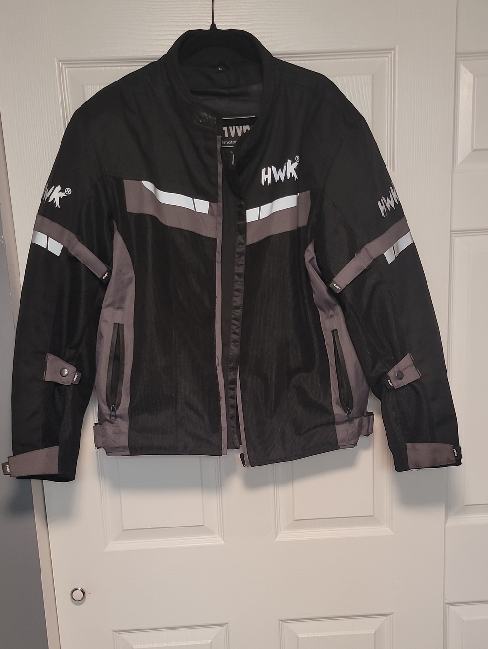 HWK Men's Black and Gray Performance Jacket